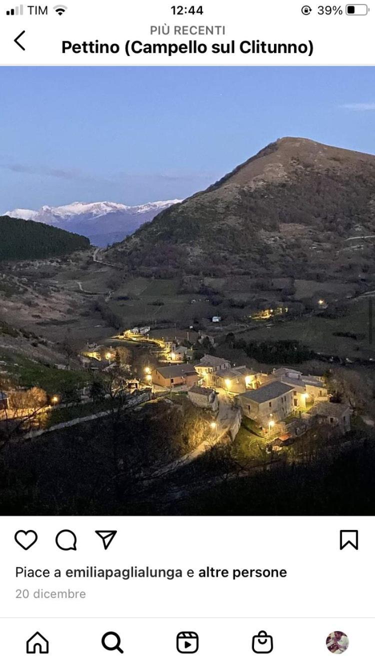 Agriturismo Pettino Кампело сул Клитуно Екстериор снимка